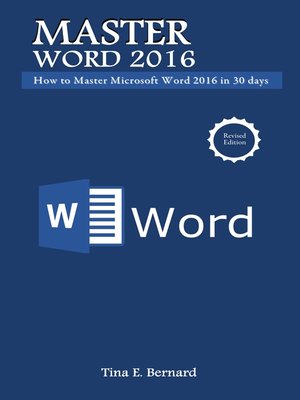 cover image of Master Microsoft Word 2016